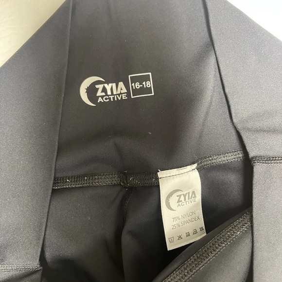 zyia active leggings size 16-18 high rise black - Picture 5 of 7